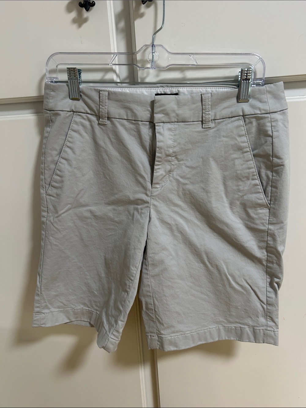 J. Crew Light Gray Women's Bermuda Shorts